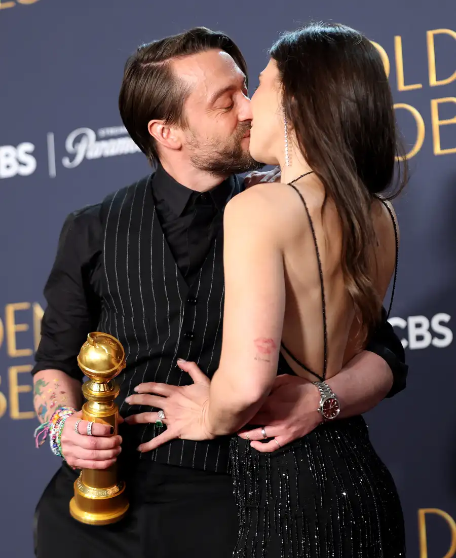 2025 Golden Globes Kieran Culkin and Wife Jazz Charton Relationship Timeline