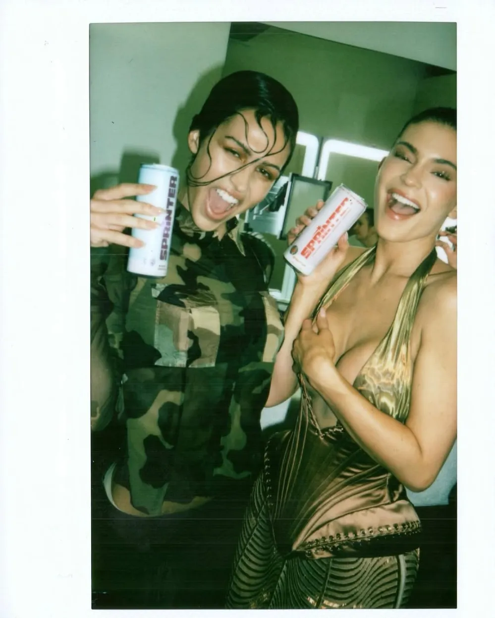 Kylie Jenner backstage at the Jean Paul Gaultier Spring 2025 Couture show at Paris Fashion Week. 