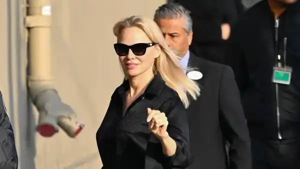 Pamela Anderson Proves Pajama Dressing Is Back and Chicer Than Ever