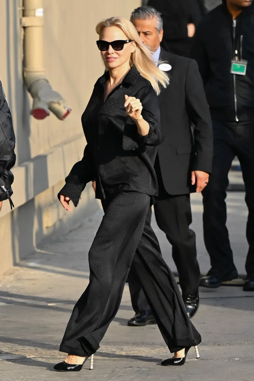 Pamela Anderson Proves Pajama Dressing Is Back and Chicer Than Ever