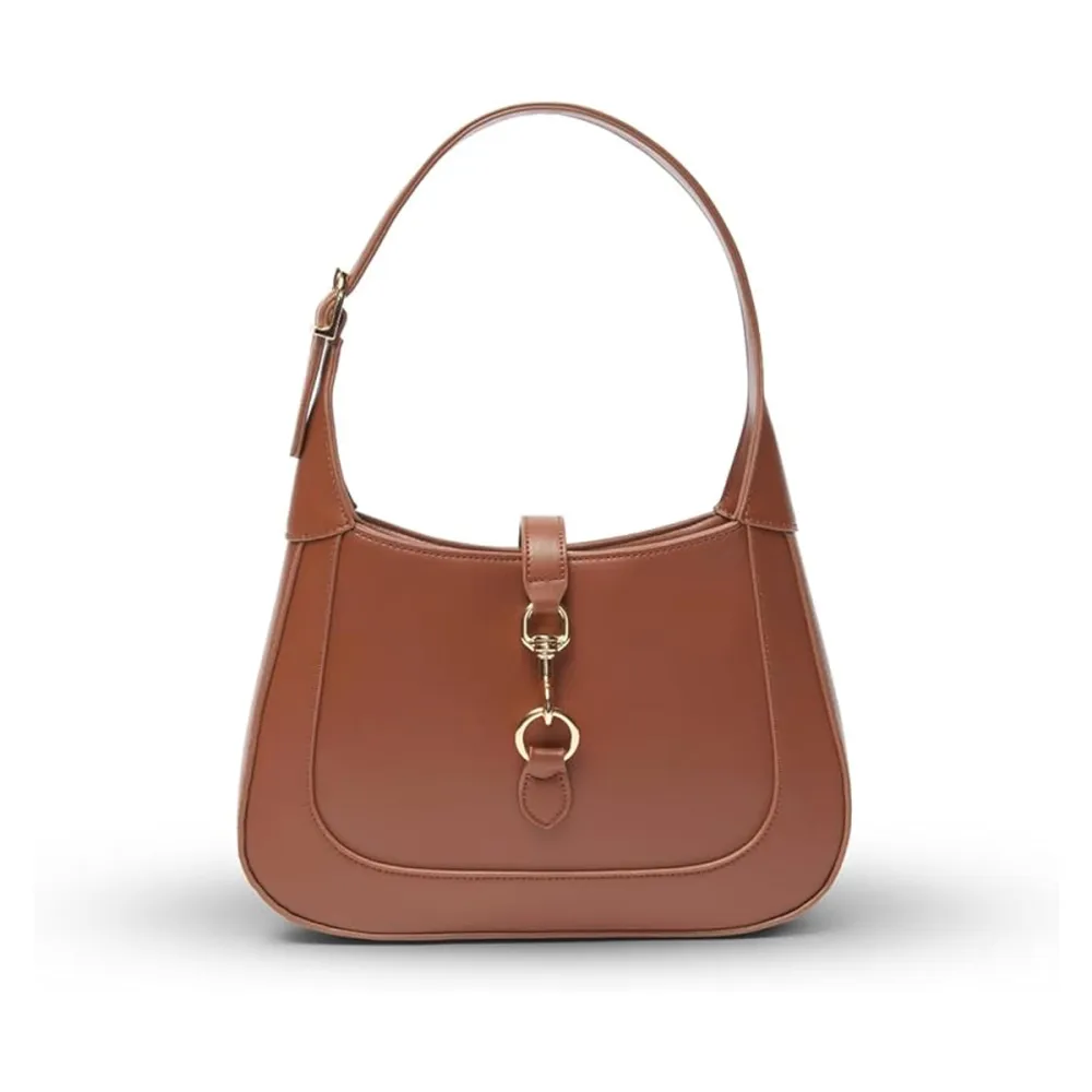Apryl Leather Hobo Shoulder Bag