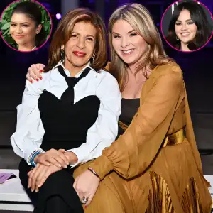 Hoda Kotb Jenna Bush Hager Predicted Zendaya Selena Gomez Engagements Think Taylor Swift Is Next