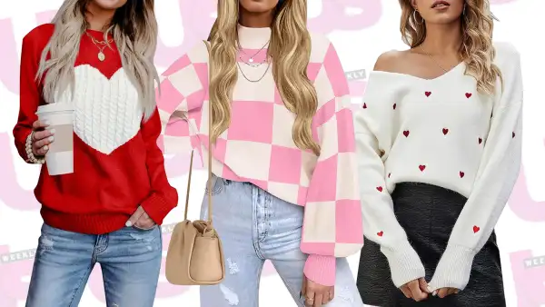 Amazon Valentine's Day sweaters