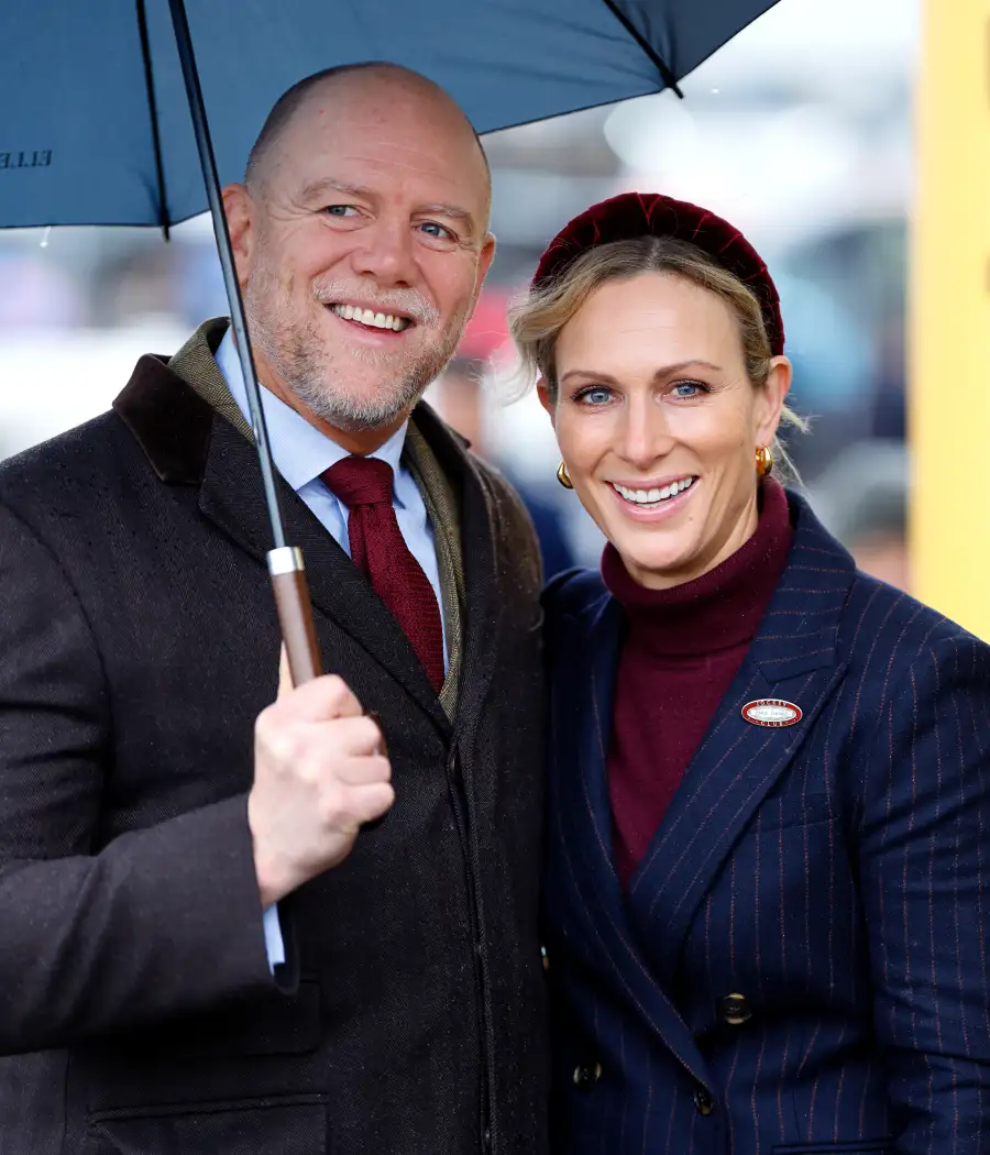 Zara and Mike Tindall Step Out at New Years Day Cheltenham Race