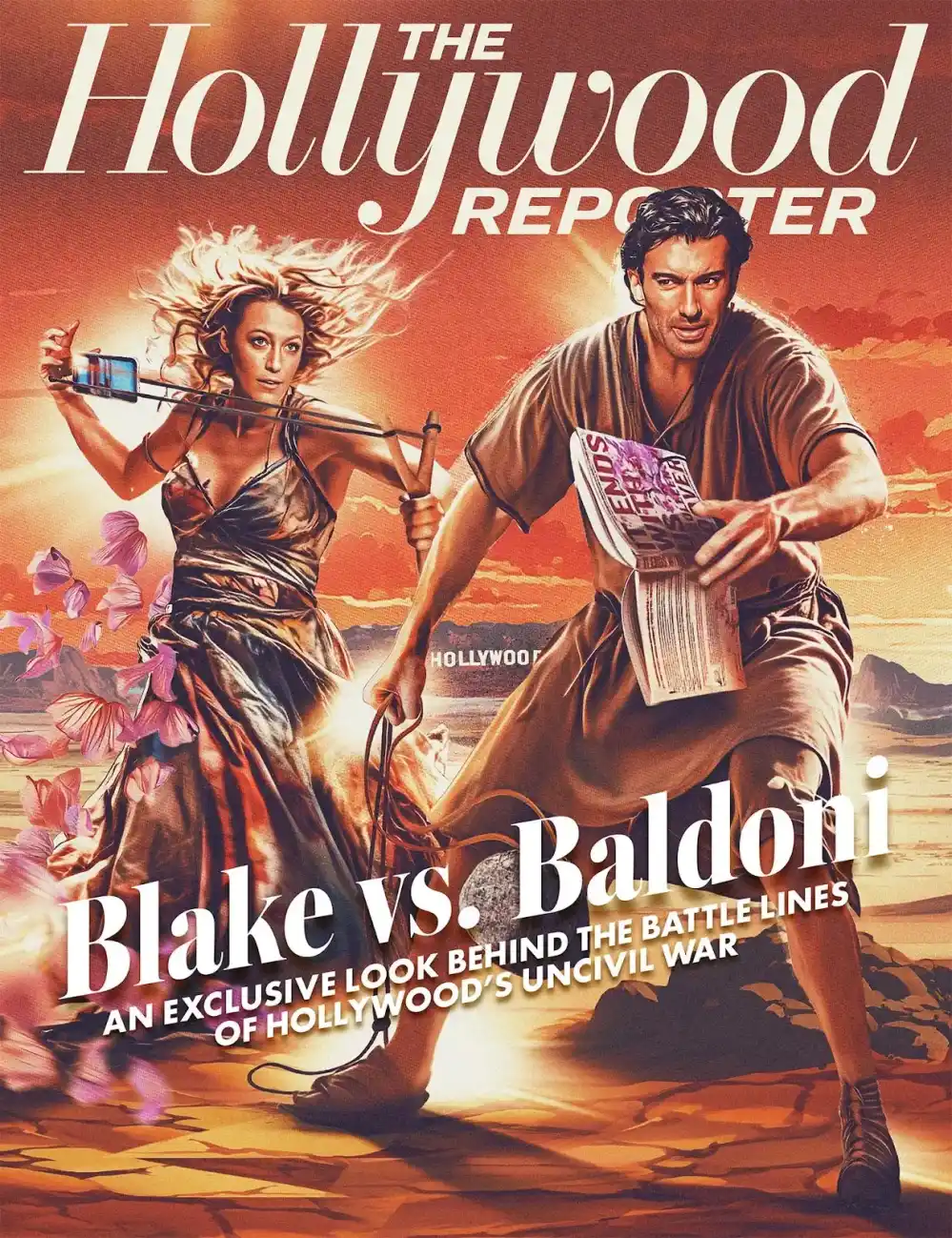 Blake Lively Slams Sexist Illustration Depicting Her and Justin Baldoni at War