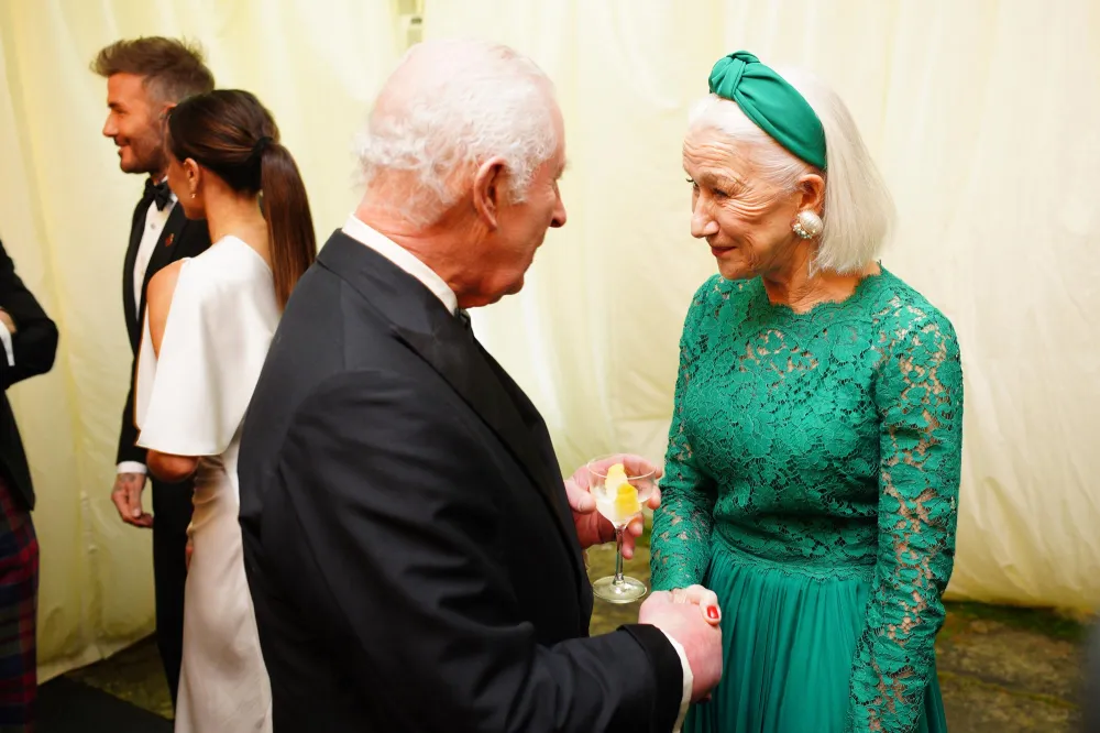 King Charles III and Queen Camilla Dine With Stanley Tucci David and Victoria Beckham and More at Their Estate