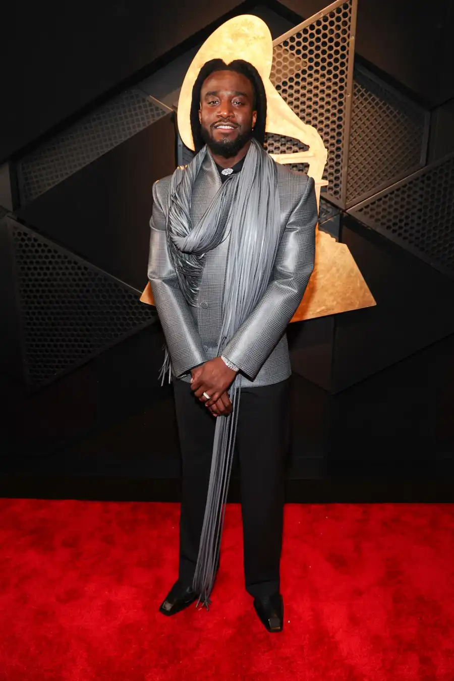 2025 Grammys Red Carpet Arrivals 671 Shaboozey