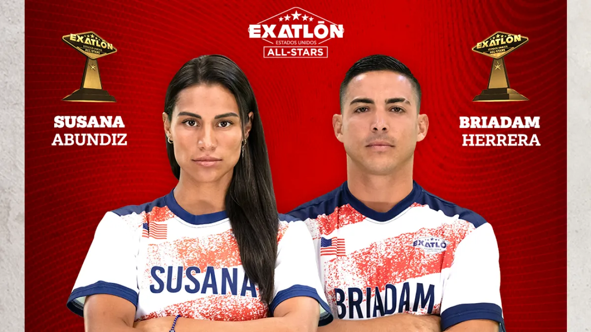 Susana Abundiz y Briadam Herrera, campeones de Exatlón Estados Unidos All-Stars