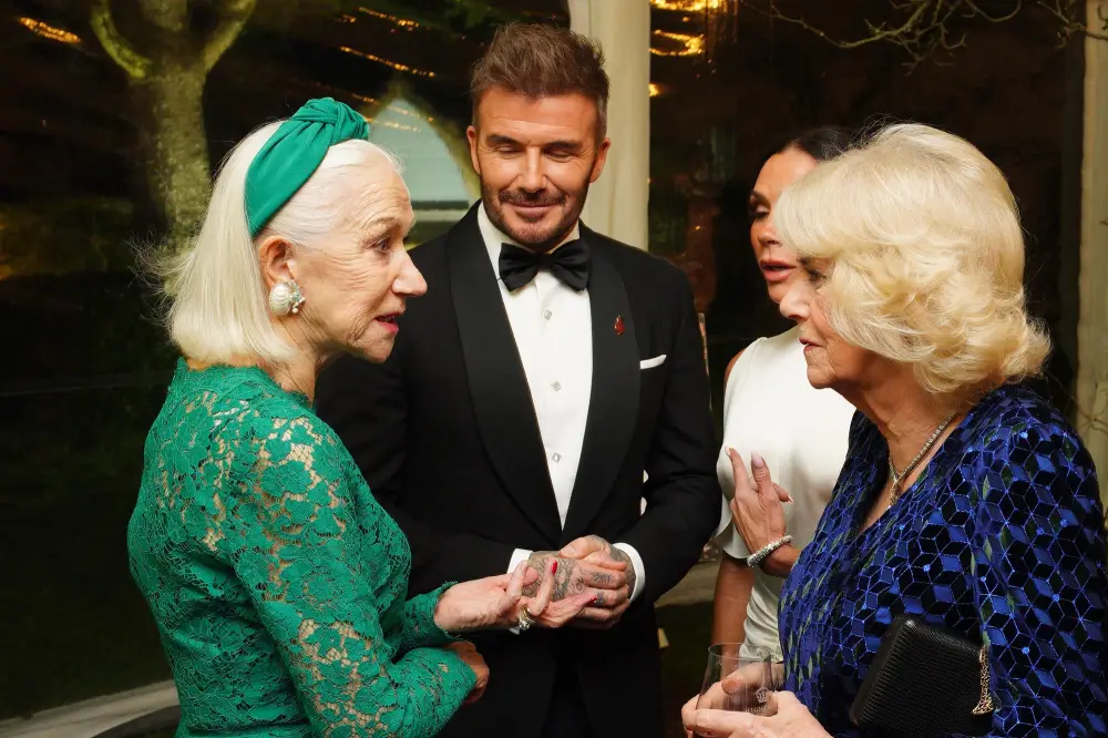 King Charles III and Queen Camilla Dine With Stanley Tucci David and Victoria Beckham and More at Their Estate