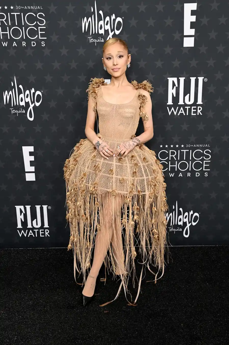 30th Annual Critics Choice Awards Arrivals Red Carpet 9942 Ariana Grande