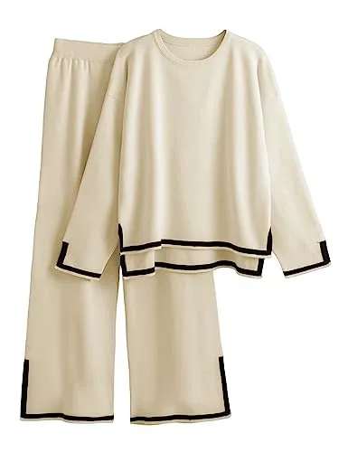 Tanming Long-Sleeve Knit Sweater Set