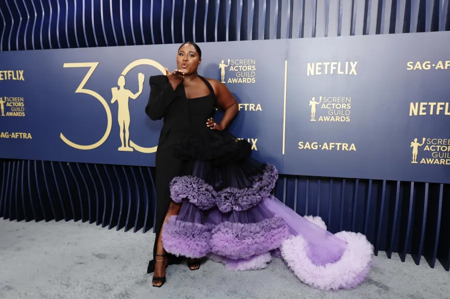 SAG Awards Best and Wackiest Red Carpet Dresses Pantsuits and More