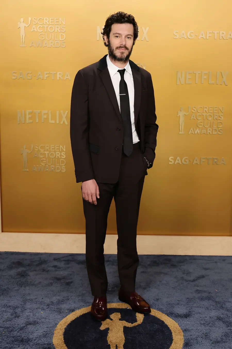 Adam Brody Arrival Red Carpet 31st Annual Screen Actors Guild Awards 2025 SAG