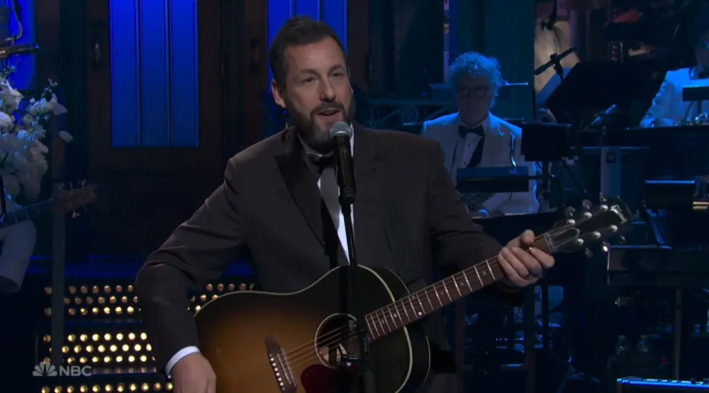 Adam Sandler Shouts Out Jack Nicholson SNL 50 02