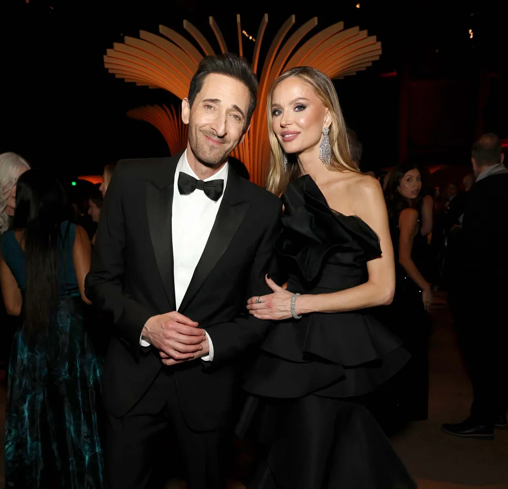 Adrien Brody Georgina Chapman Are Happy In Their Relationship Source