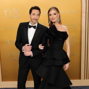 Adrien Brody and Georgina Chapman Red Carpet 131