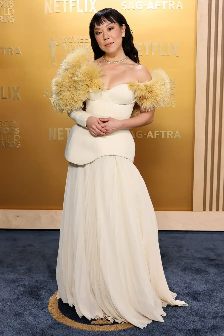 Ali Ahn Arrival Red Carpet 31st Annual Screen Actors Guild Awards 2025 SAG