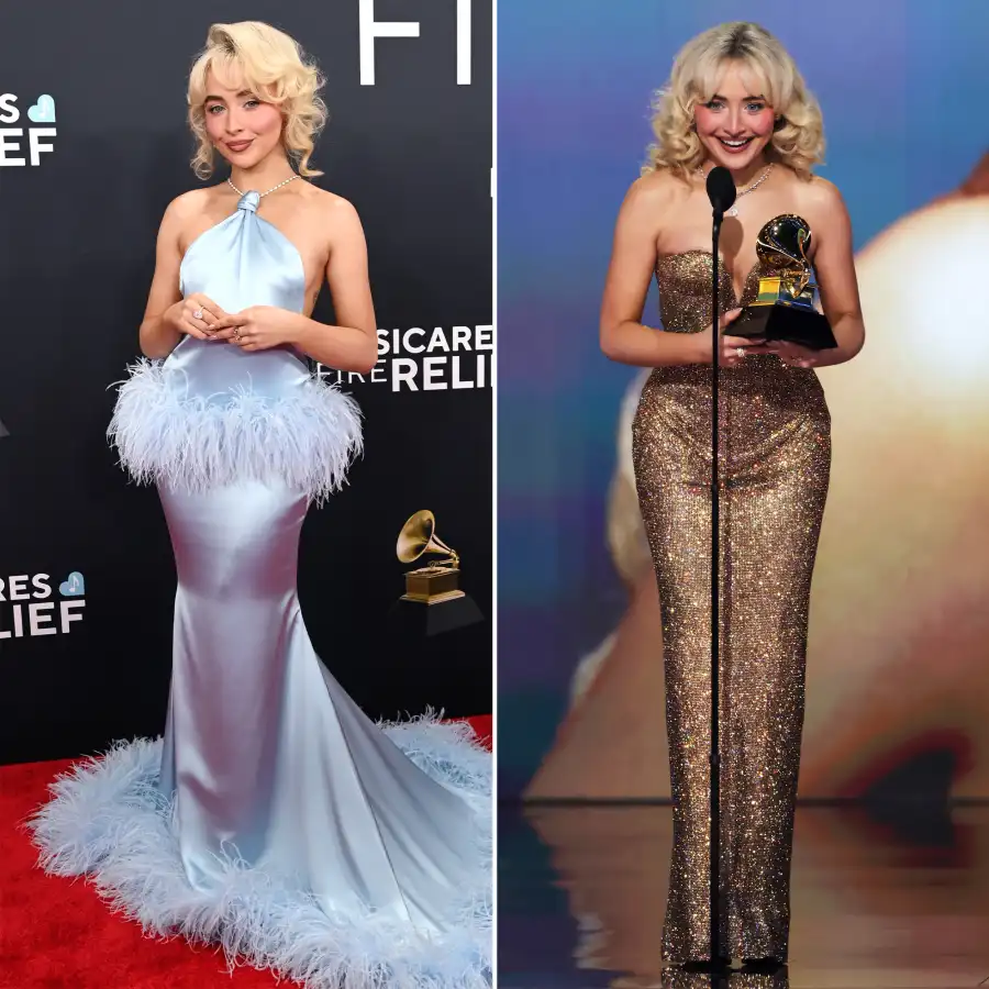 All the Outfit Changes at the 2025 Grammys Miley Cyrus Sabrina Carpenter More