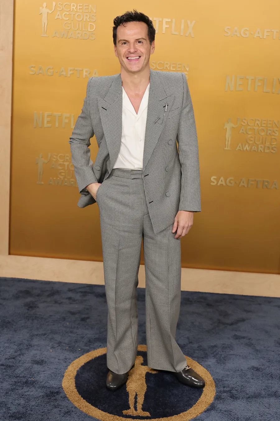Andrew Scott Arrival Red Carpet 31st Annual Screen Actors Guild Awards 2025 SAG