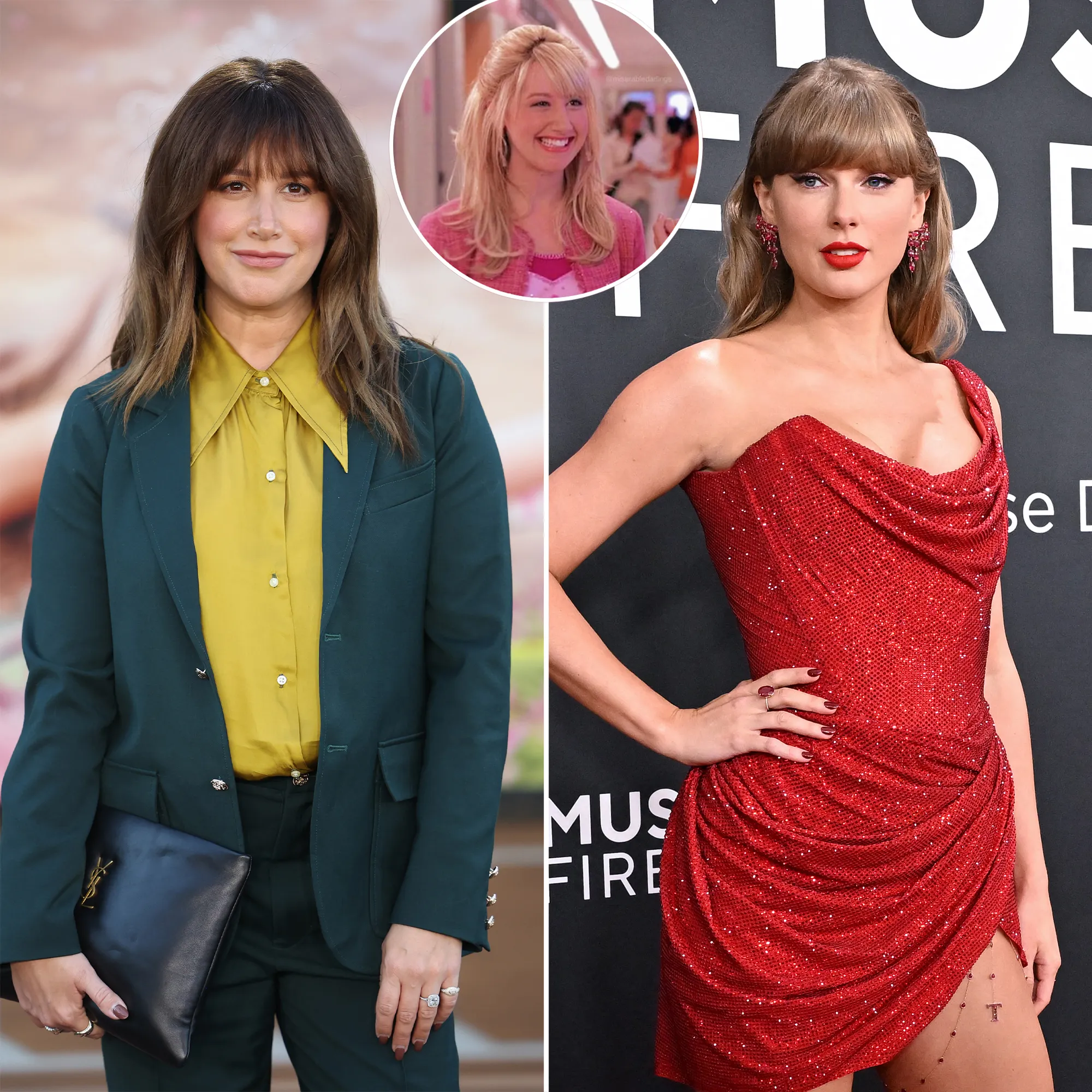 Ashley Tisdale Jokes About Super Bowl Meme Comparing Taylor Swift to Sharpay Evans Both Are Icons