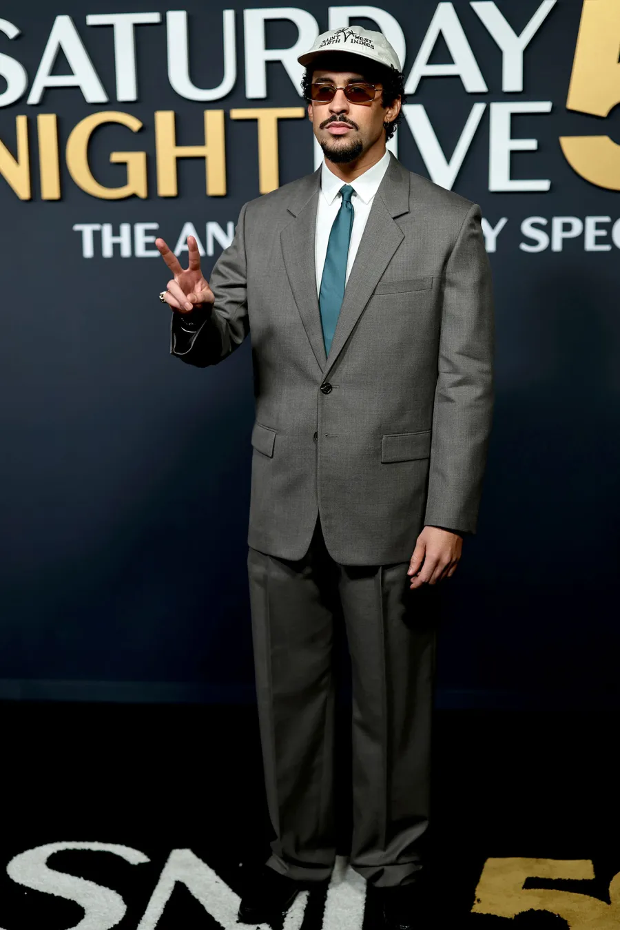 Bad Bunny SNL50 The Anniversary Special Saturday Night Live Red Carpet Arrival SNL 50