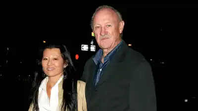 Betsy Arakawa and Gene Hackman