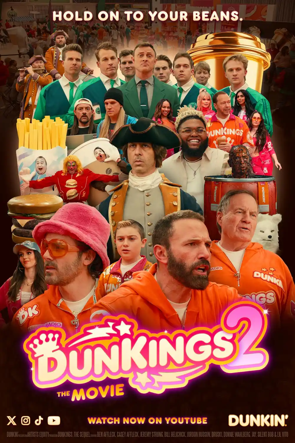 Bill Belichick s Girlfriend Jordon Hudson Had Cameo in Dunkin Super Bowl Commercial 138 DunKings 2_ The Movie (Poster)