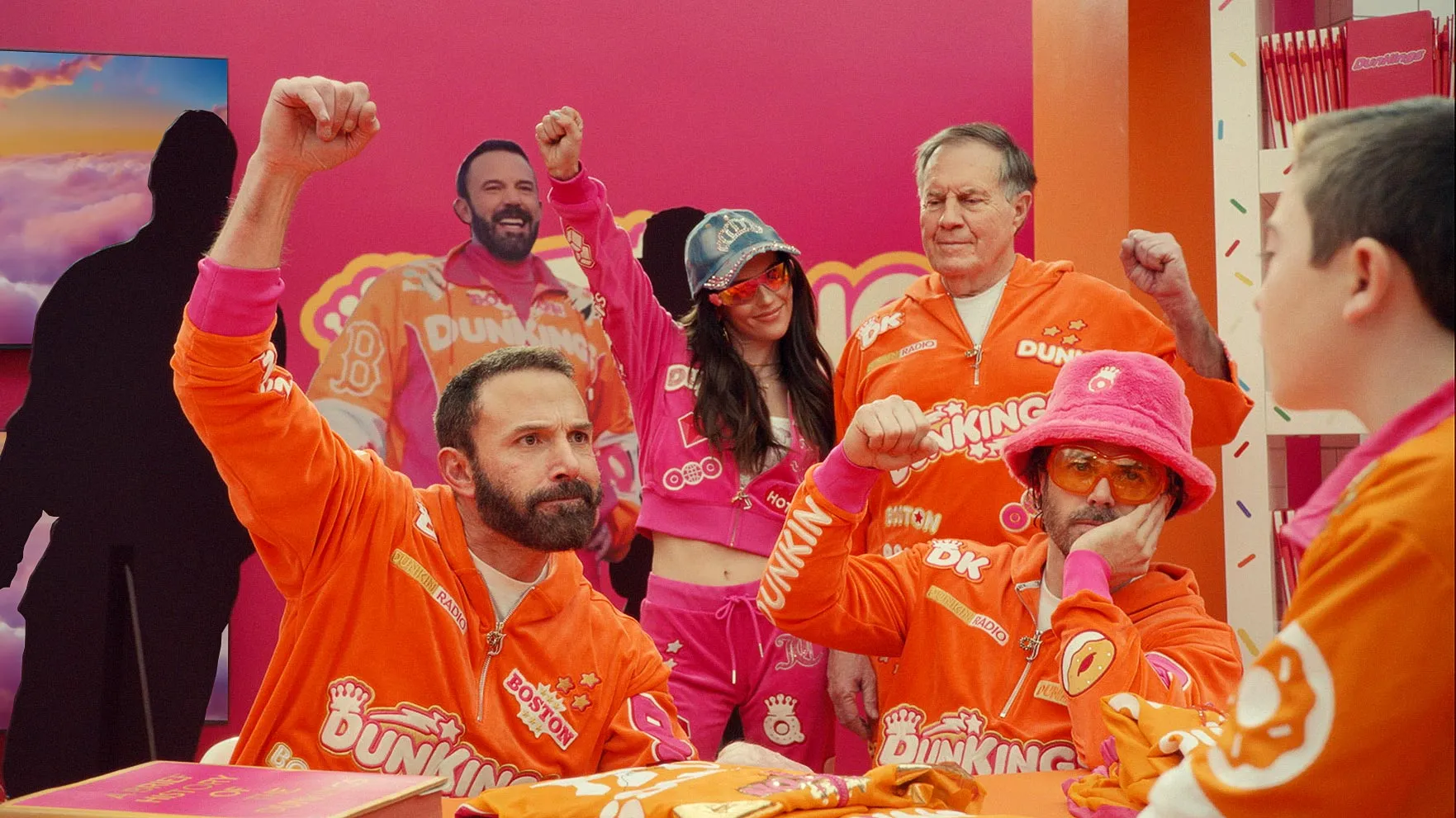 Bill Belichick s Girlfriend Jordon Hudson Had Cameo in Dunkin Super Bowl Commercial 140 Ad Still #2 (Ben Casey Bill Jordon)