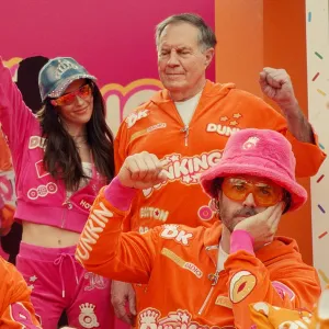 Bill Belichick s Girlfriend Jordon Hudson Had Cameo in Dunkin Super Bowl Commercial 140 Ad Still #2 (Ben Casey Bill Jordon)