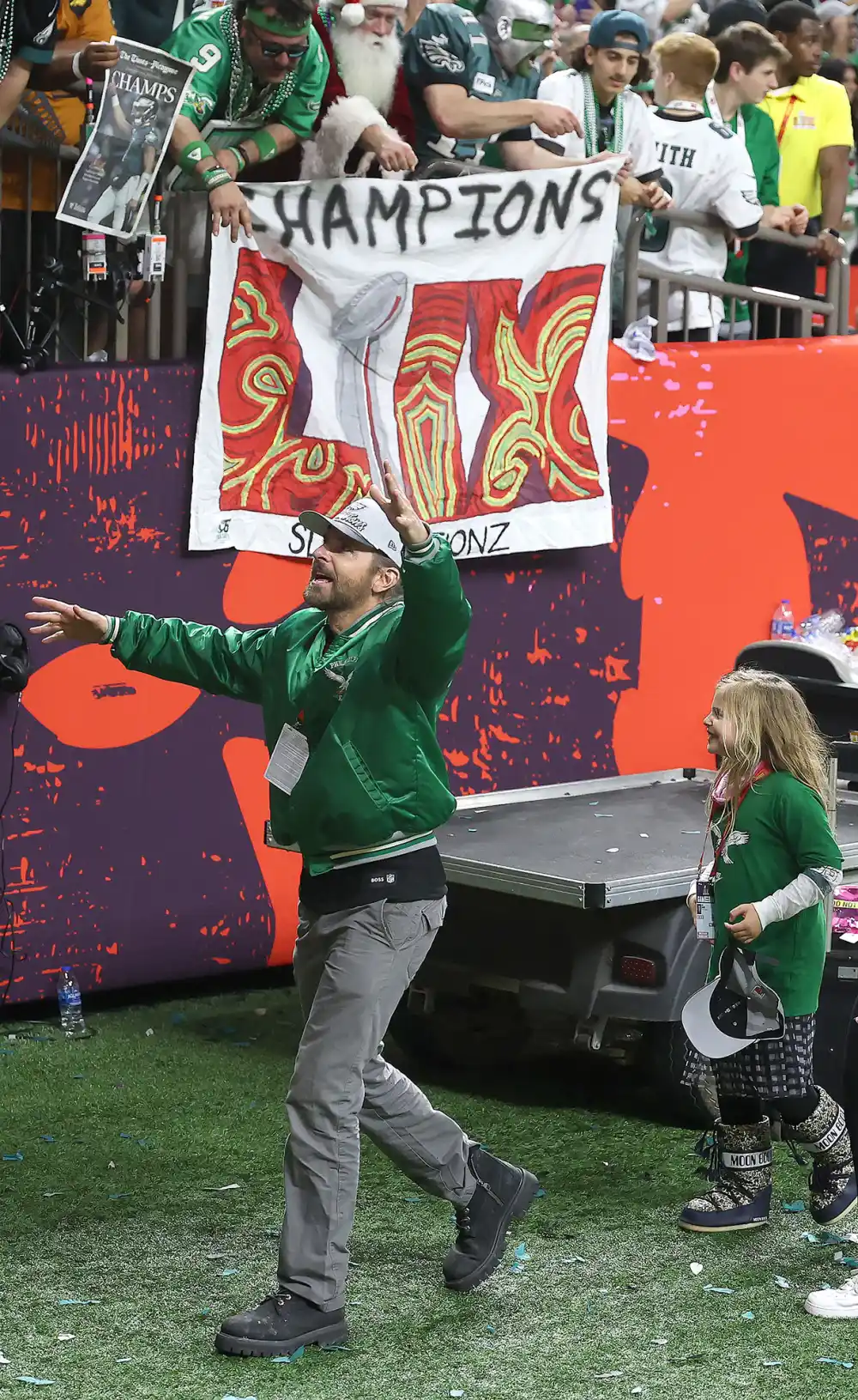 Bradley Cooper Gushes Over Bringing Daughter Lea to Eagles Games After Super Bowl Win 2