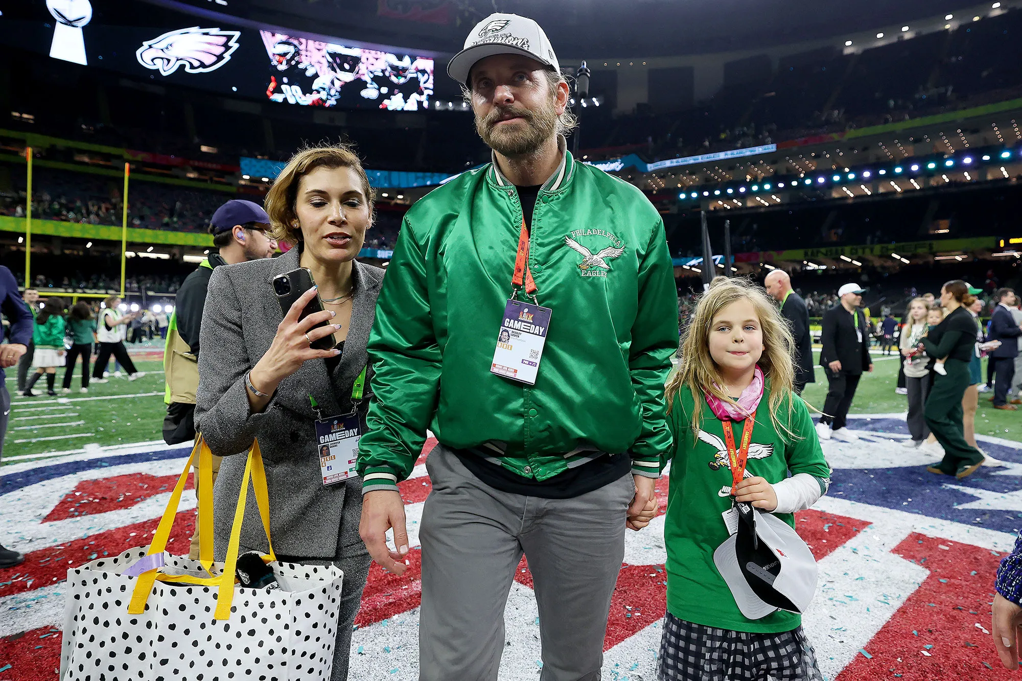 Bradley Cooper Gushes Over Bringing Daughter Lea to Eagles Games After Super Bowl Win