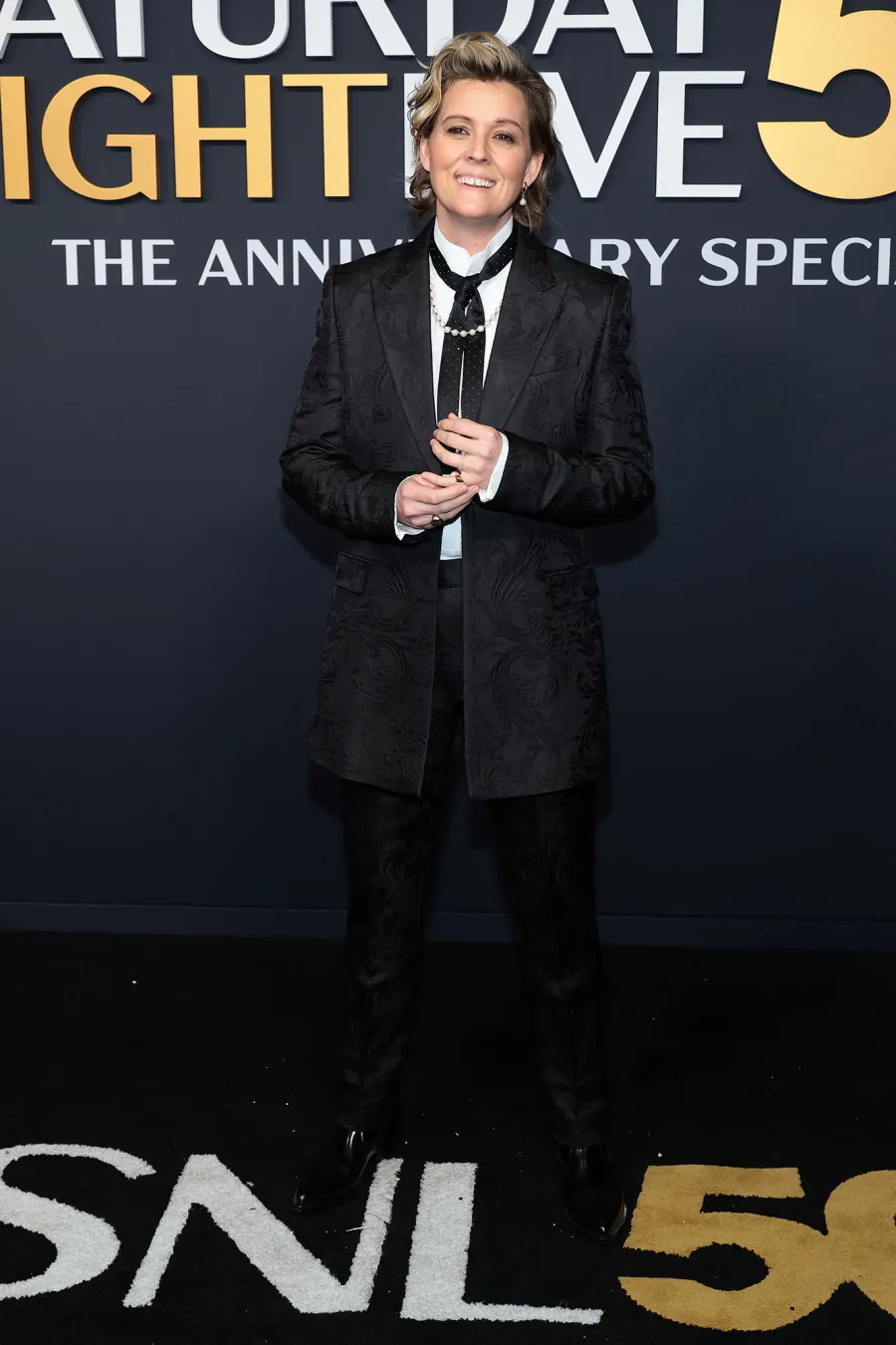 Brandi Carlile SNL50 The Anniversary Special Saturday Night Live Red Carpet Arrival SNL 50