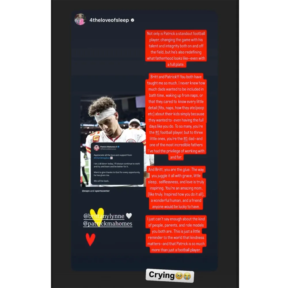 Brittany Mahomes Is Crying as She Reflects on Chiefs Super Bowl Loss