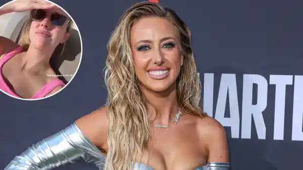 PROMO Brittany Mahomes Rocks Barbie Pink Bikini While Soaking Up the Sun