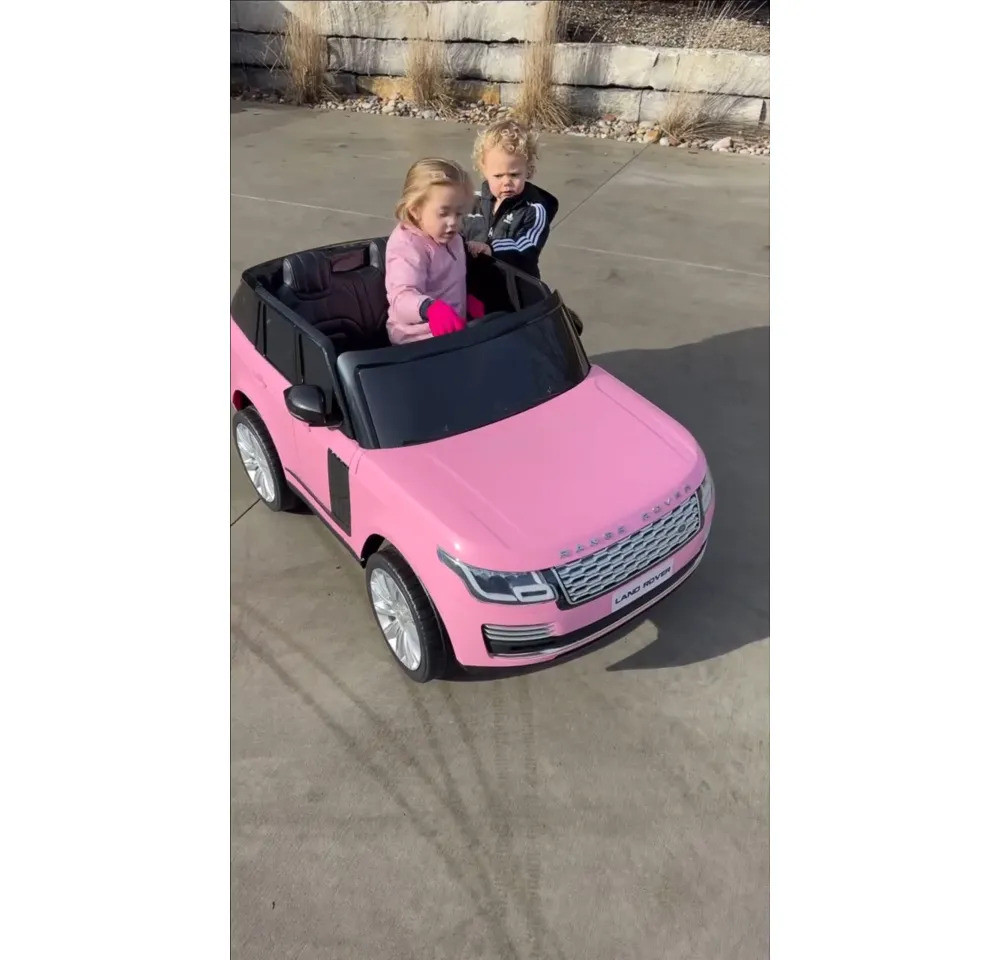 Brittany Mahomes Shares Sweet Video of Sterling and Bronze With Range Rover and Mercedes Mini Cars