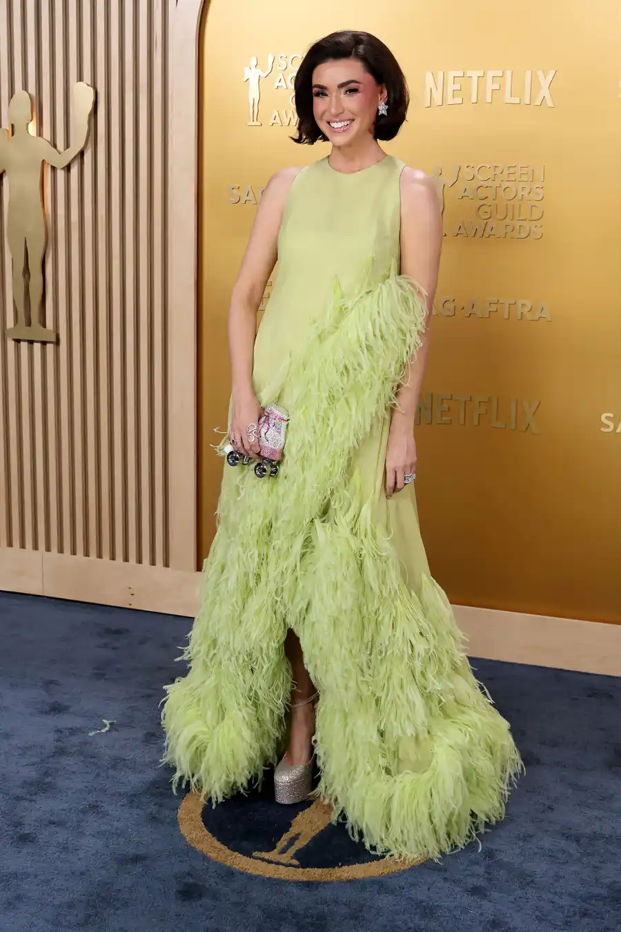 Bronwyn Newport Arrival Red Carpet 31st Annual Screen Actors Guild Awards 2025 SAG