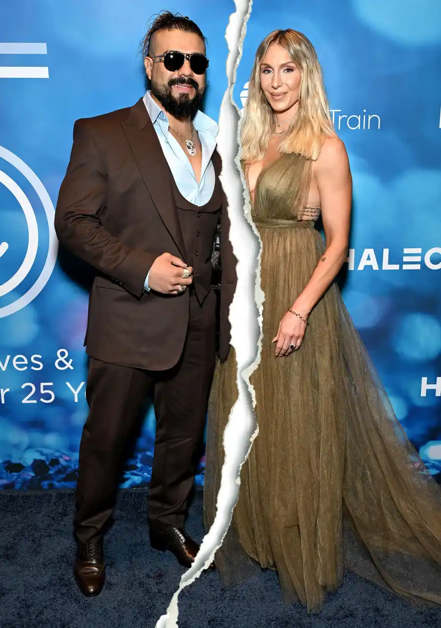 Celebrity Splits of 2025 Charlotte Flair and Andrade El Idolo