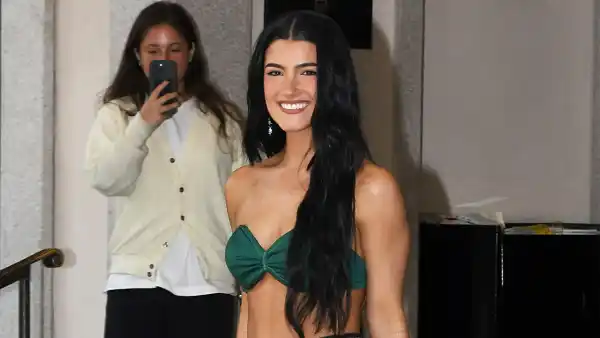 Charli D Amelio Flaunts Her Toned Abs in Swimwear as Outerwear