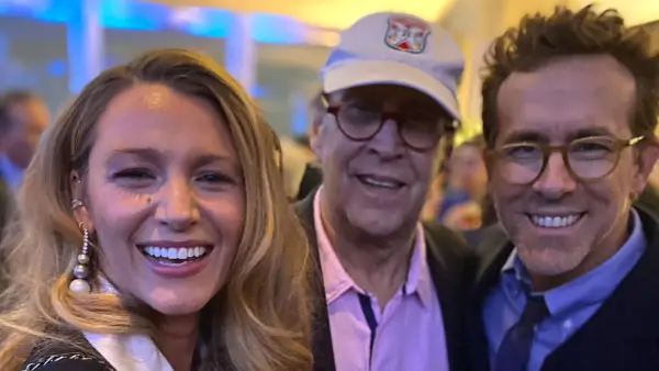 Chevy Chase Smiles With Blake Lively and Ryan Reynolds at Chris Rock 60th Birthday Celebration