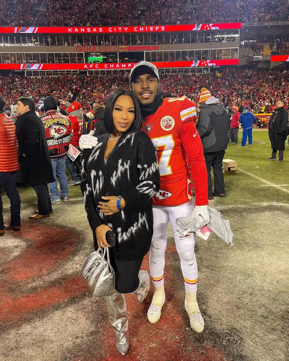 Chiefs Mecole Hardman and Fiancee Chariah Focused on Wedding Plans After Super Bowl 055