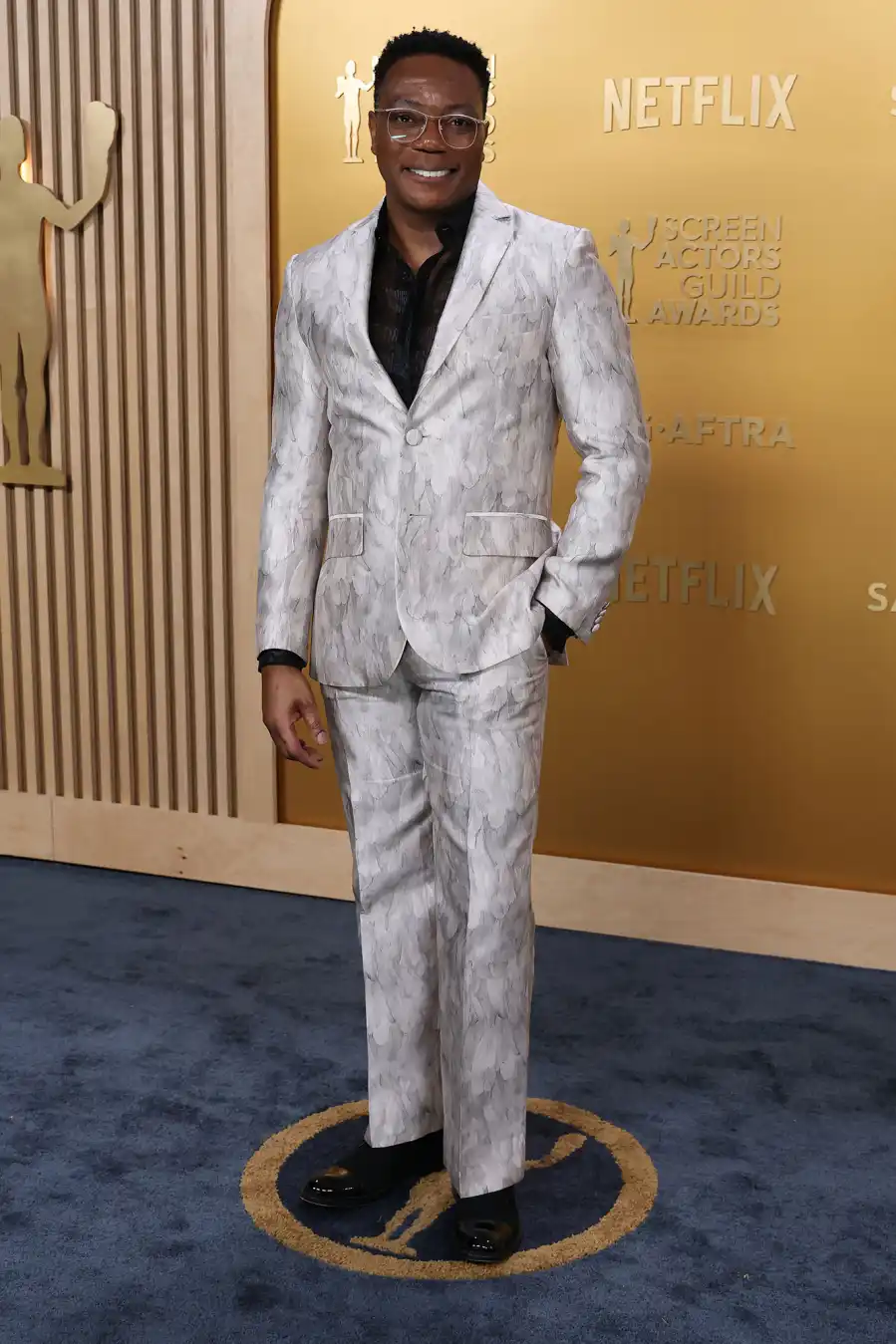 Chukwudi Iwuji Arrival Red Carpet 31st Annual Screen Actors Guild Awards 2025 SAG