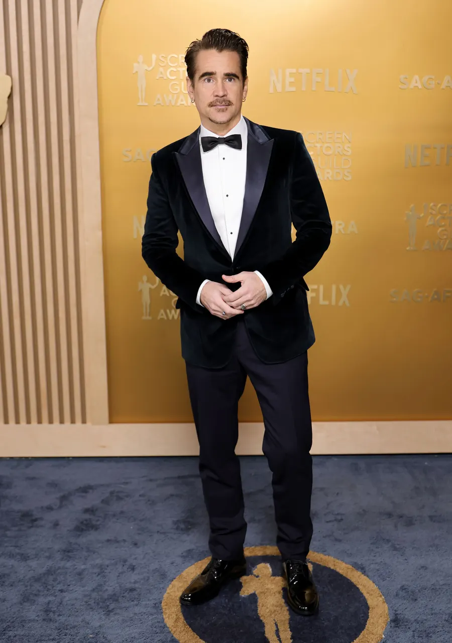 Colin Ferrell Arrival Red Carpet 31st Annual Screen Actors Guild Awards 2025 SAG