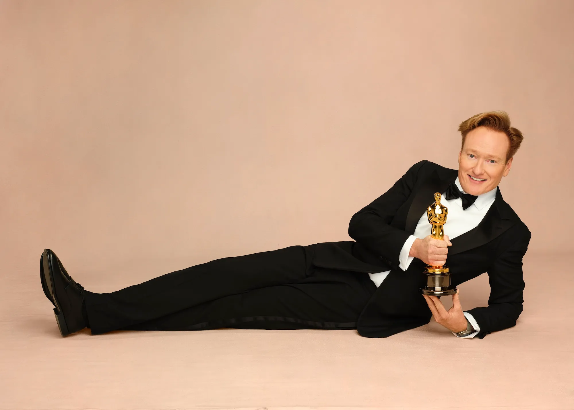 Conan O Brien Jokes He ll Be Shirtless and Oiled During 2025 Oscars