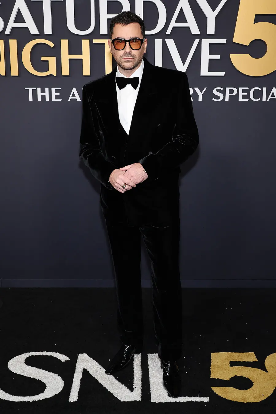 Dan Levy SNL50 The Anniversary Special Saturday Night Live Red Carpet Arrival SNL 50