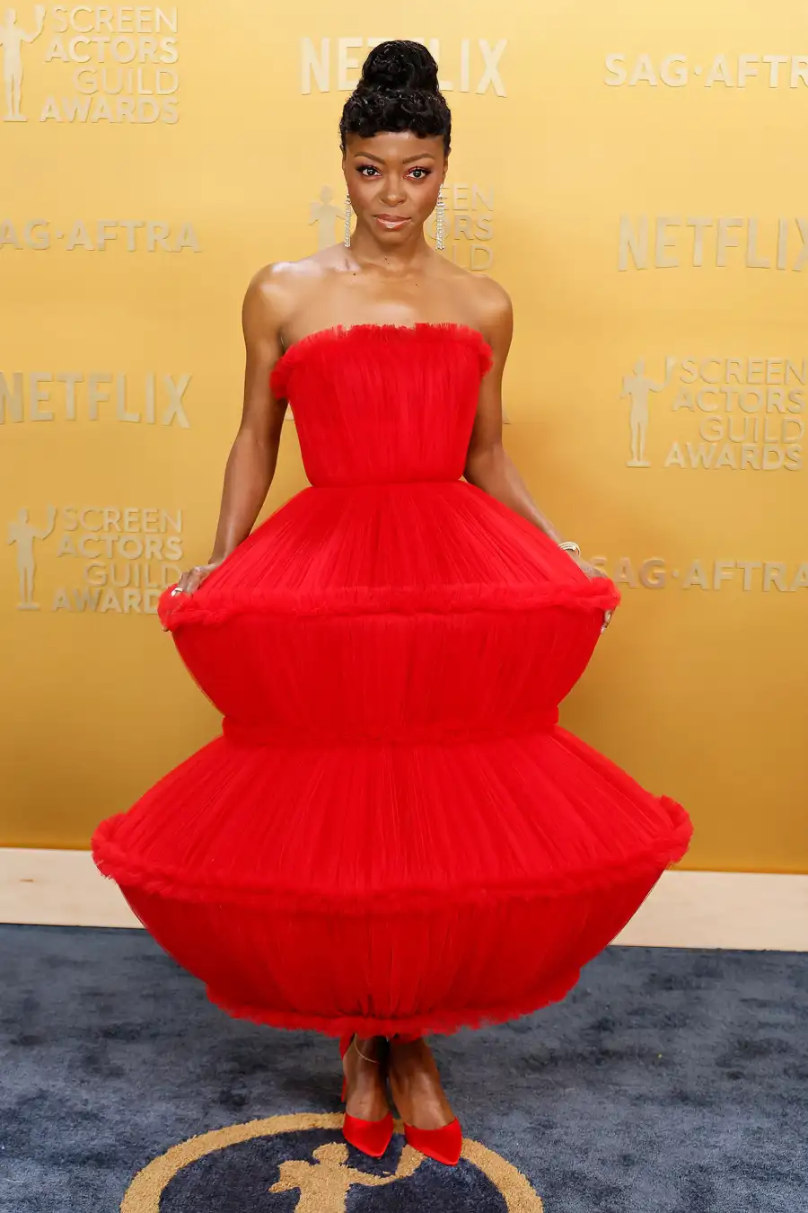 Danielle Deadwyler Arrival Red Carpet 31st Annual Screen Actors Guild Awards 2025 SAG