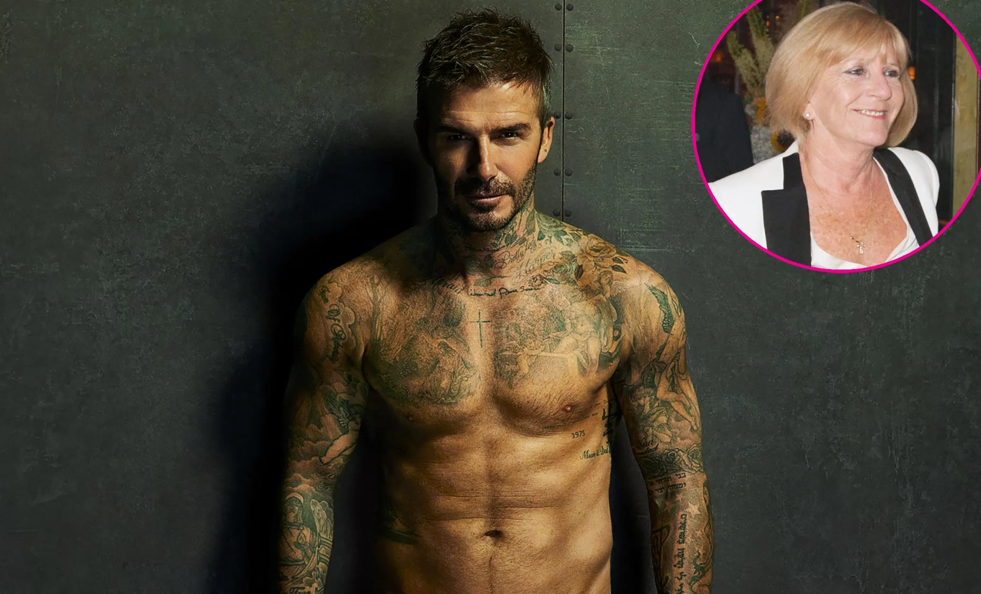 David Beckham Caught His Mother in Law Zooming In On His Underwear Ad Bulge Embarrassing 256