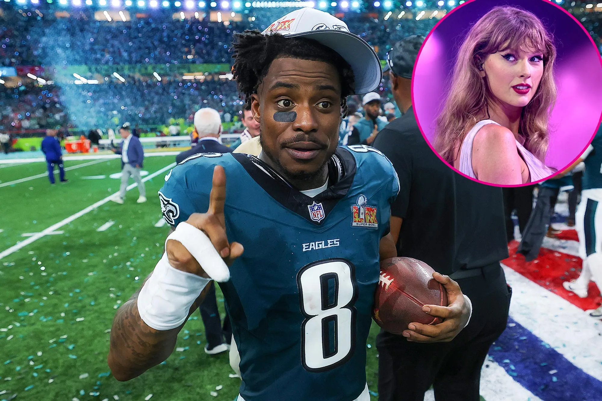 Eagles C J Gardner Johnson Makes Vulgar Dig at Taylor Swift Fans With Super Bowl Parade Sweatshirt 419