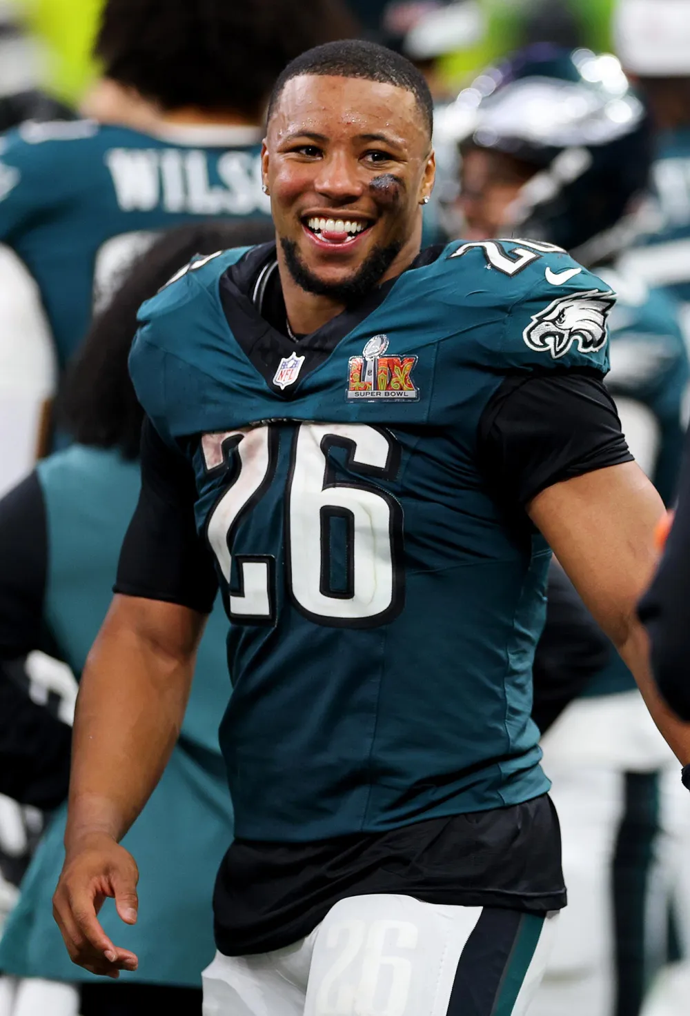 Eagles Saquon Barkley Defends Taylor Swift From Booing Fans at Super Bowl I Don t Get It 220