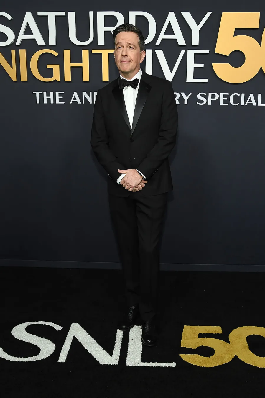 Ed Helms SNL50 The Anniversary Special Saturday Night Live Red Carpet Arrival SNL 50