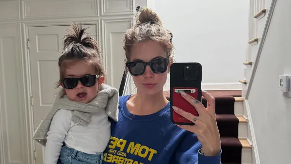 Feature Ashley Benson Shares 1st Look at 11-Month-Old Daughter Aspen Face